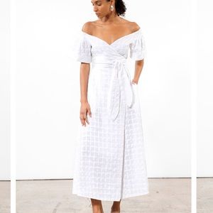 Adelina Dress in White NWT